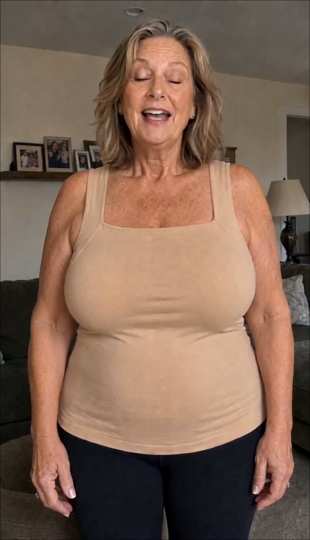 Tank Top with Built-In Bra