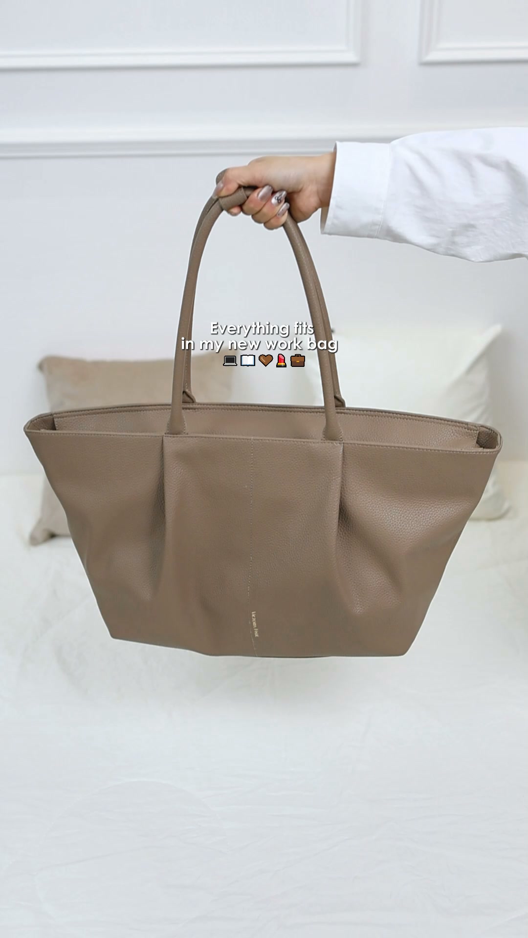 Business & Laptop Handbag Ada Beige | Fits up to 16
