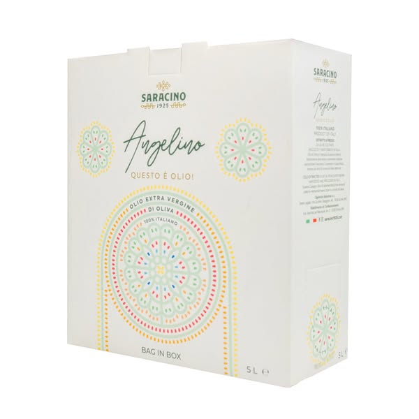 Olio extravergine Italiano 2025/26 - Bag in Box da 5 litri - Saracino1925