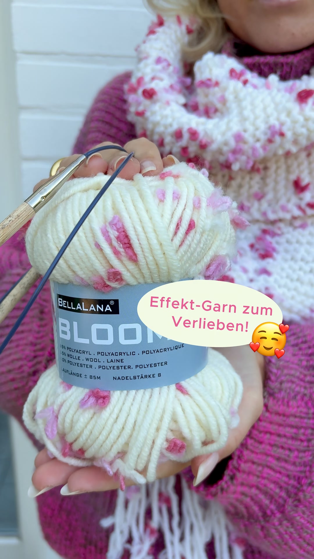 Beginner-Set: Stricke Deinen Kuschelschal