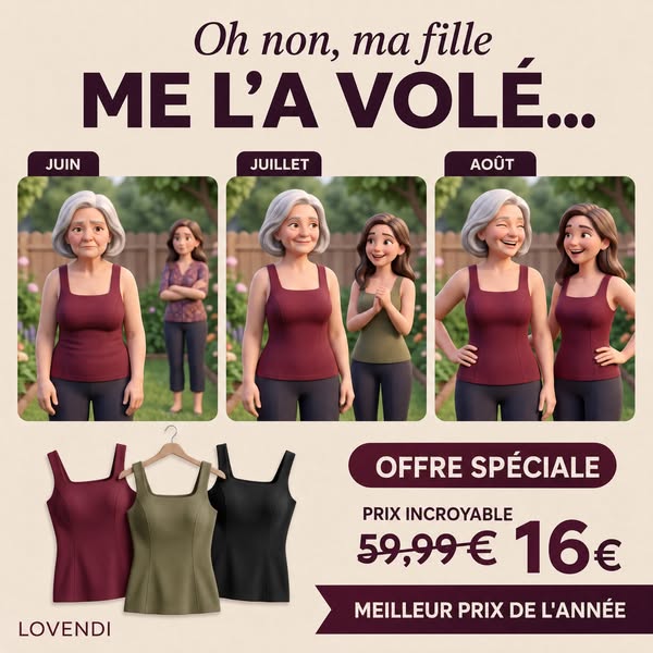 Seulement 16 $ par débardeur aujourd’hui