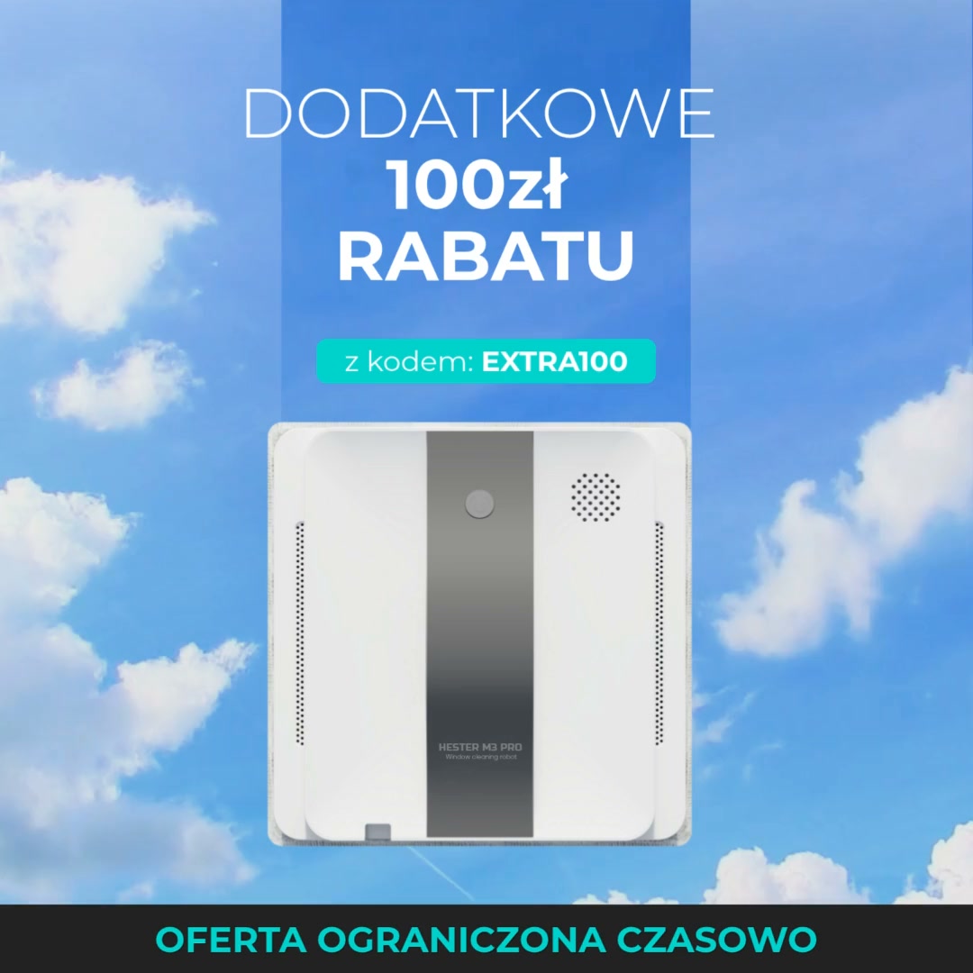 Kod: EXTRA100 + darmowa dostawa