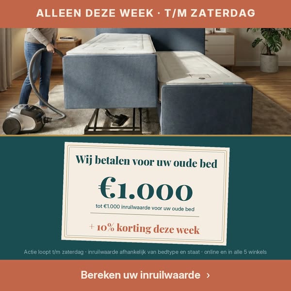 Alleen deze week: 10% korting extra