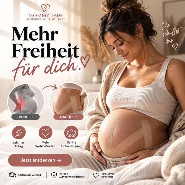 Sanfte Unterstützung für deinen Babybauch