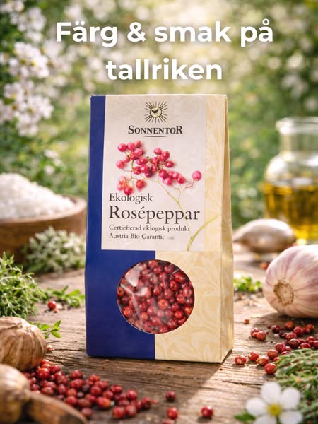 Ekologisk Rosépeppar – Lika vacker som smakrik