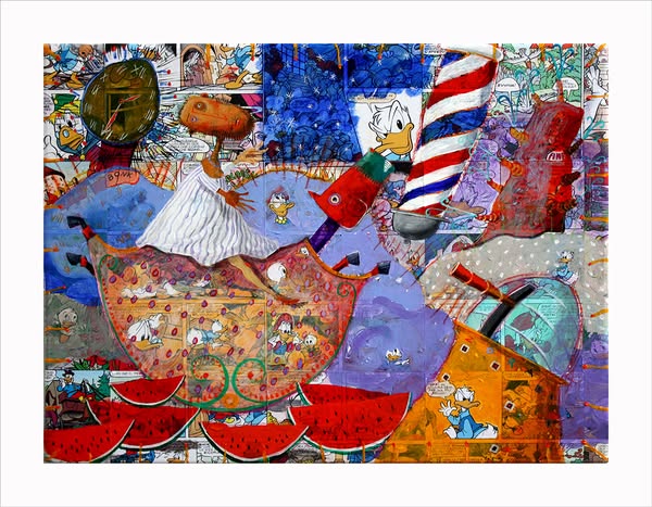 Fine Art Giclèe Pino Procopio - "Zora" (Da “Città invisibili” di Italo Calvino)