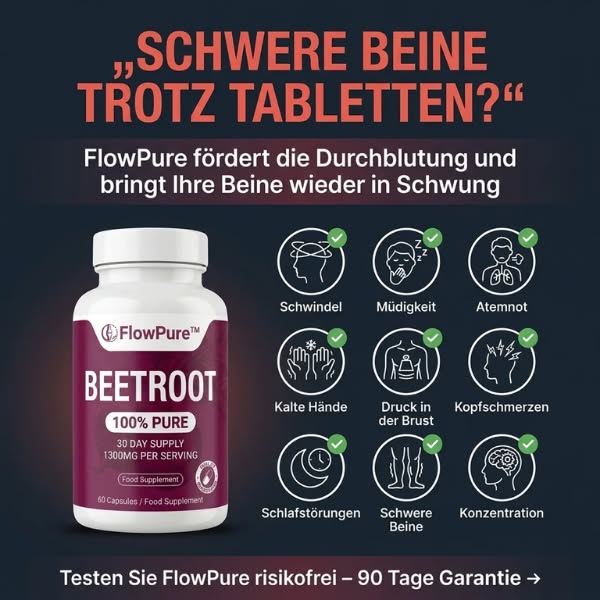 3 Uhr wach. Beine wieder bleiern …