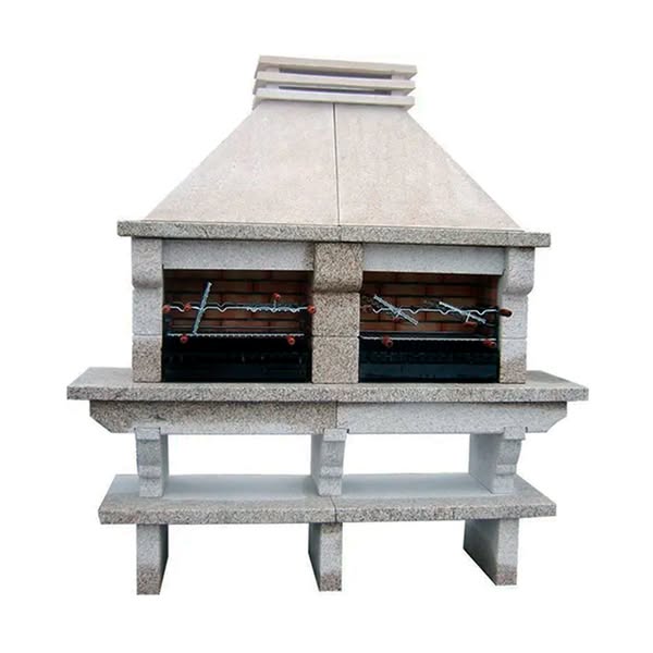 Barbecue en Pierre Granit GR55F