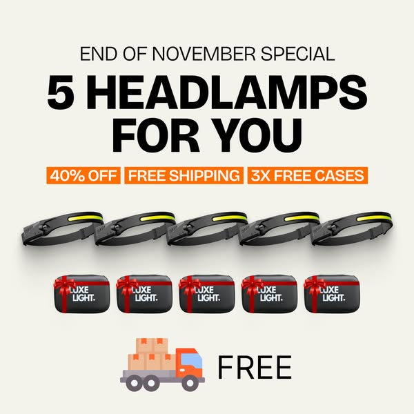 FREE CASE WITH EVERY HEADLAMP