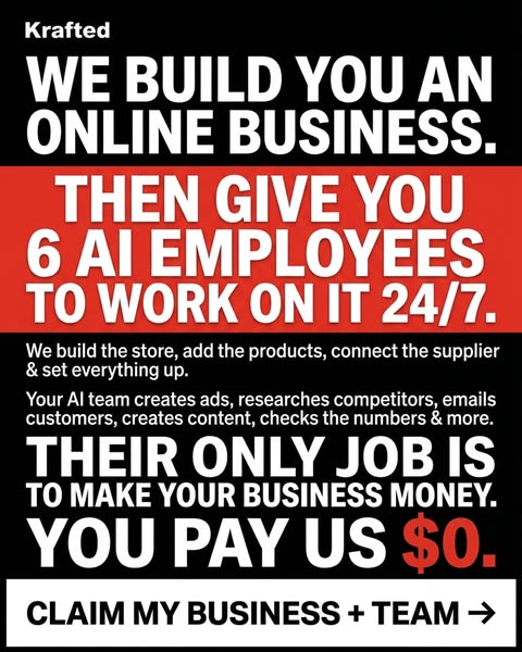 Get Your Free Store + 6 AI Employees