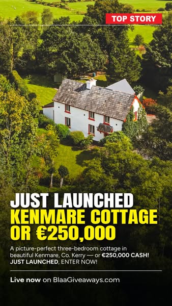 OWN A 3-BED COTTAGE OR €250K FOR €2.99!