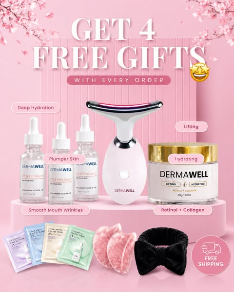 50% OFF + 4 Free Gifts Today!