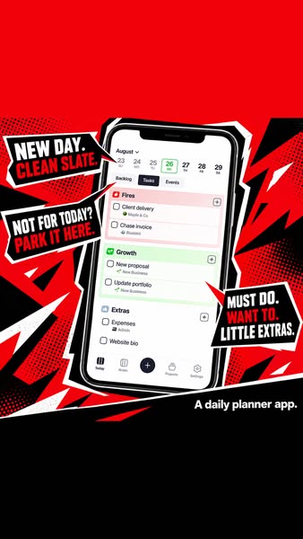 Every morning starts clean