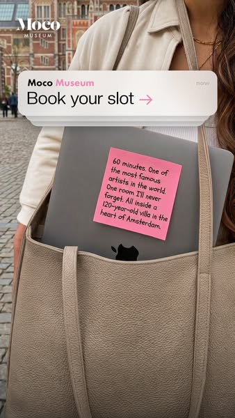 Book your ticket at Moco Amsterdam.