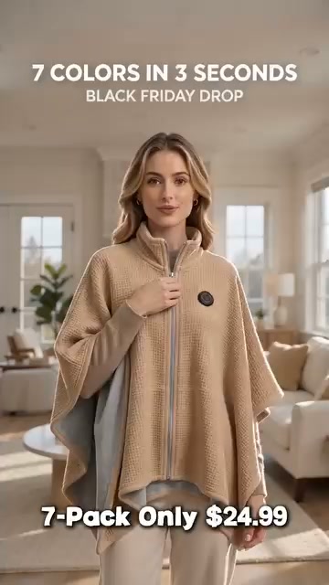 Beat the holiday chill with instant cord-free warmth!