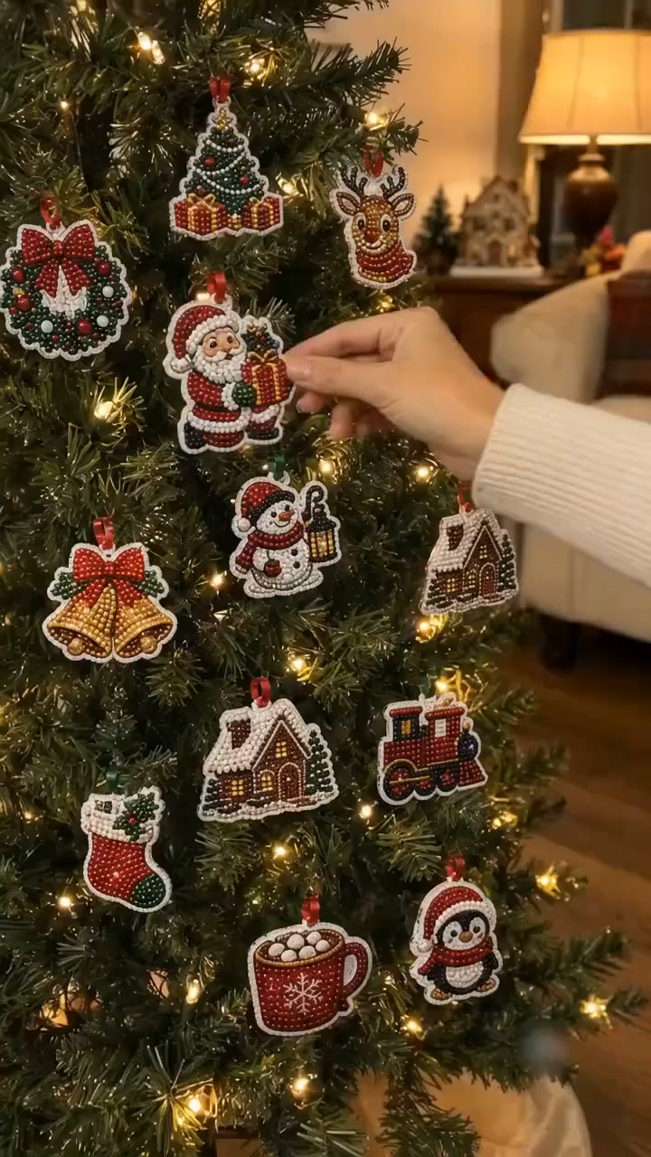 Xmas Hot Sales - 50% OFF24-Day Christmas Countdown Ornament DIY Kit