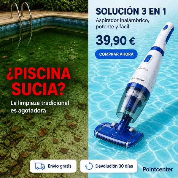 ¡Tu piscina limpia sin esfuerzo!