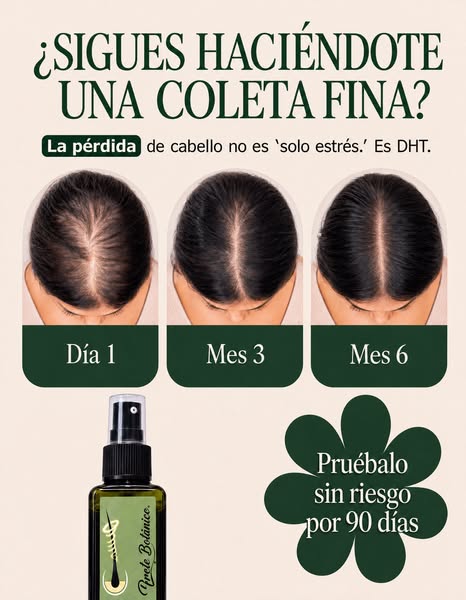 Combate la caída del cabello de forma natural