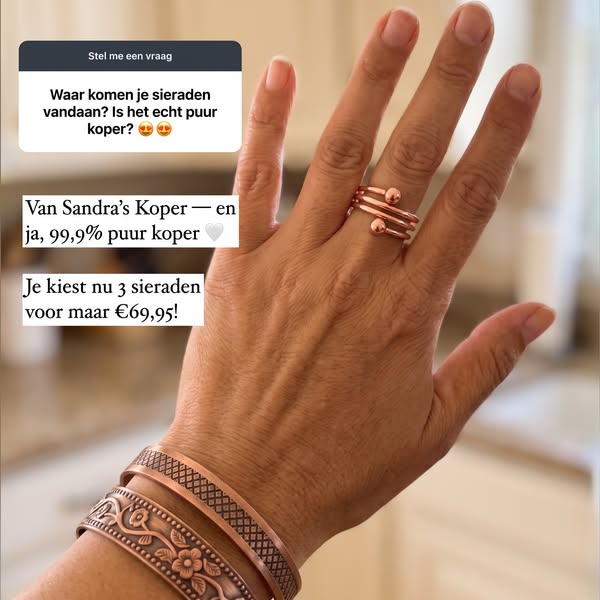 3 sieraden voor €69,95