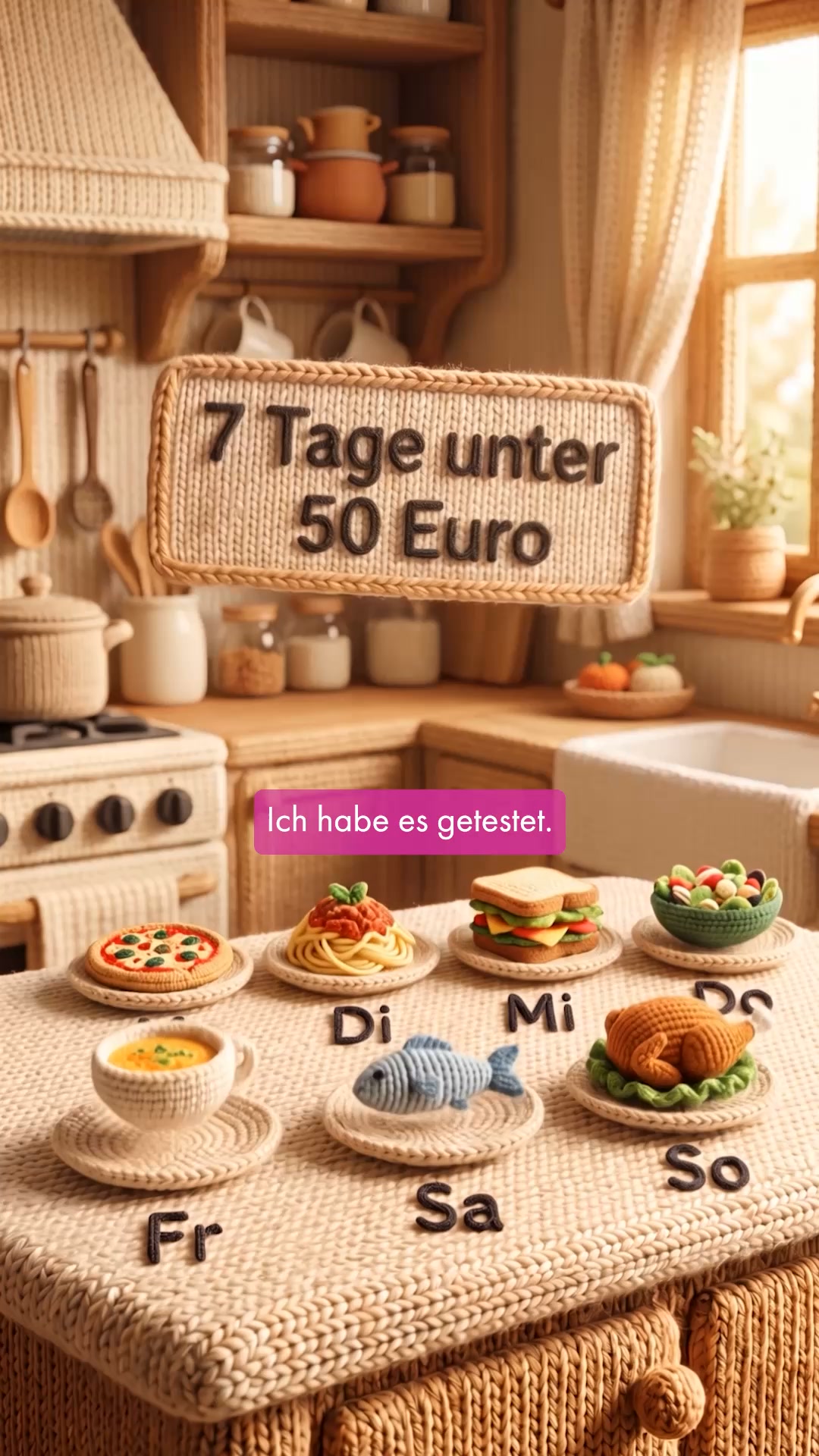 Nie wieder die Frage: "Was koche ich morgen?"