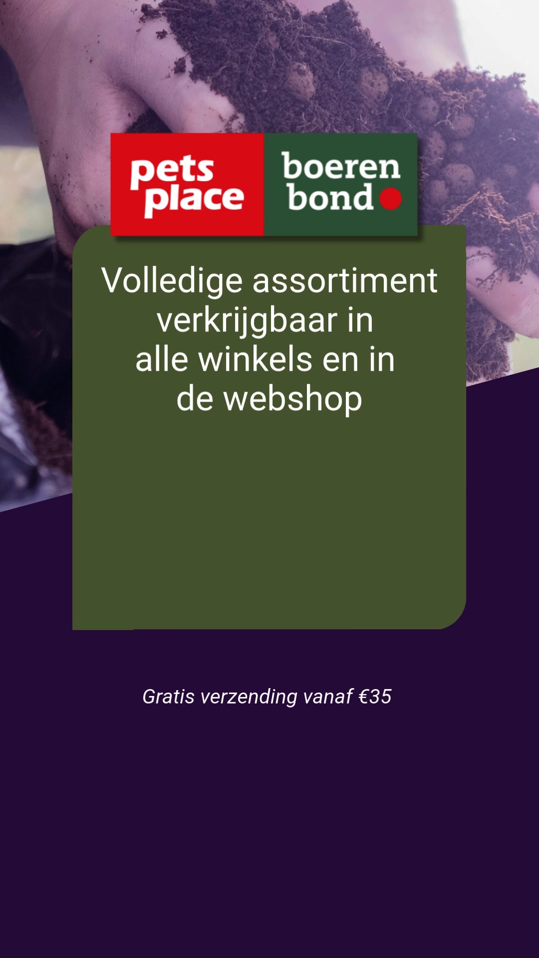 Gratis verzending vanaf €35