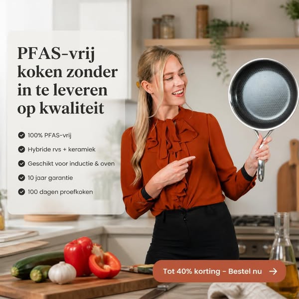 100% PFAS-vrije pannen