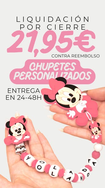 Tu bebé se merece lo mejor, regálale un chupetero personalizado.