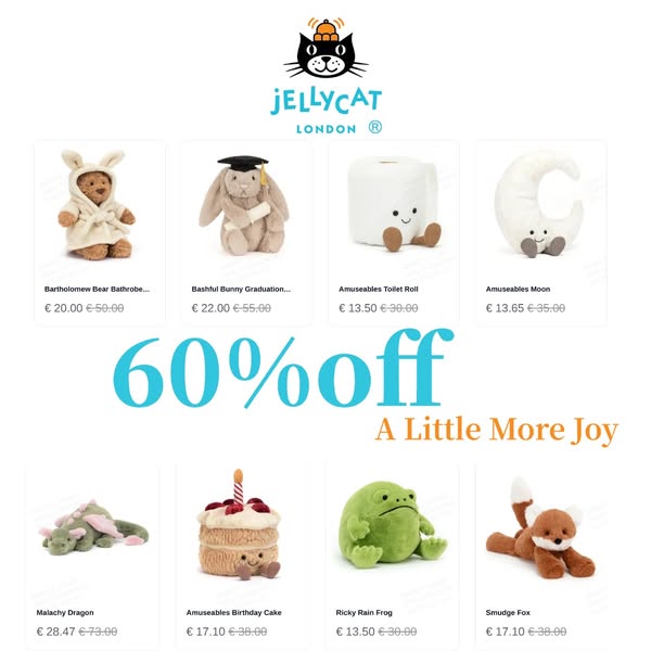 Up to 60% OFF – A Little More Joy