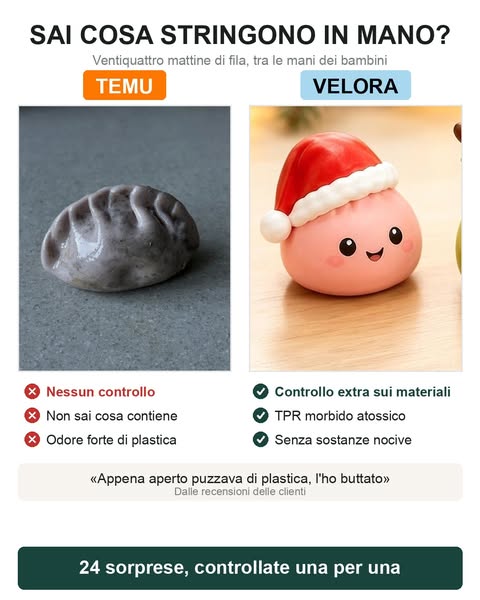 Controlla il materiale prima di regalarlo