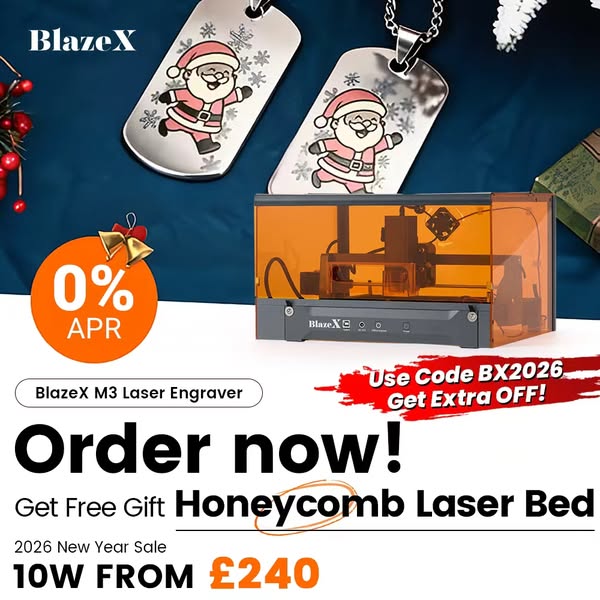 Limited-time offer: 10W Laser Engraver only £240