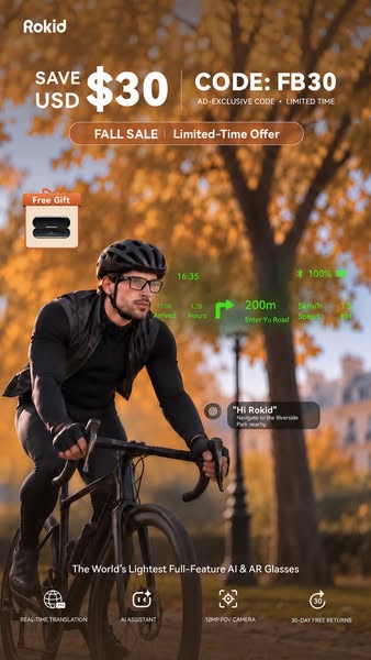 World's Lightest Full Function AI&AR Glasses