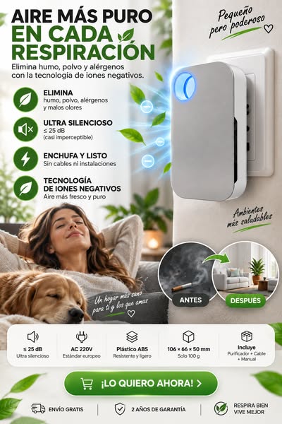 Tu pequeño aliado para un aire más limpio