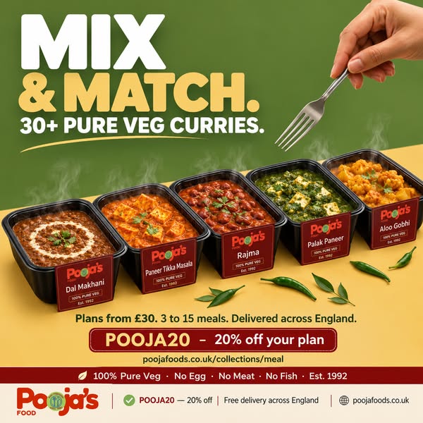 Get 20% OFF with code POOJA20