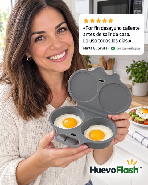 Huevos perfectos en 90 segundos