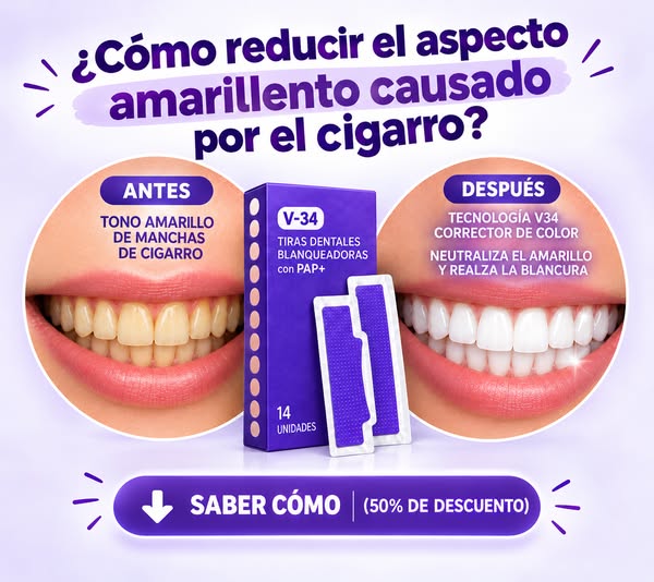 Cómo eliminar las manchas del tabaco y volver a sonreír