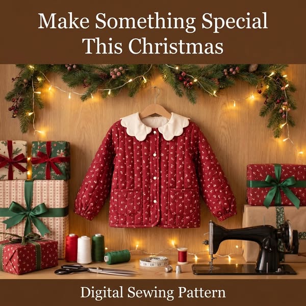 Sew Her a Scalloped Collar Jacket for Christmas
