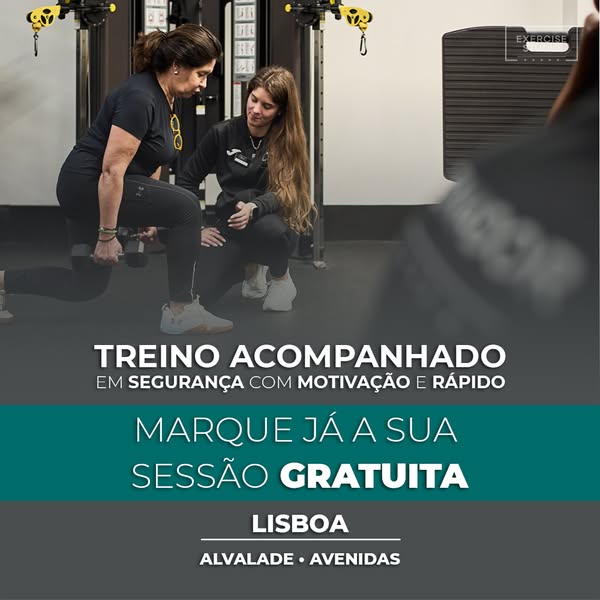 1ª Sessão Grátis - Adaptado à sua especificidade física, em Segurança e Individual