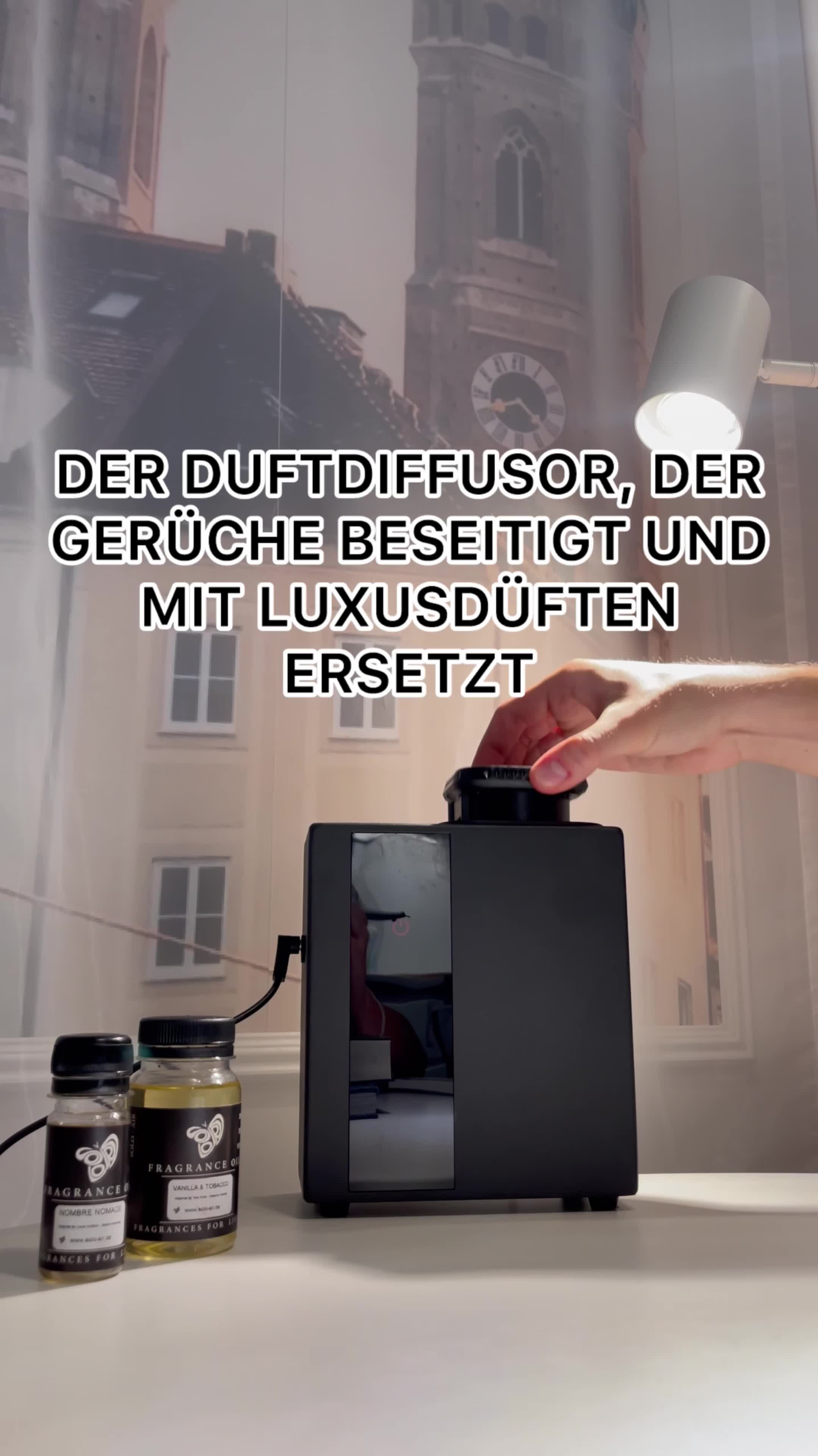 Der A200 ist der ideale Duftdiffuser für Unternehmen, die Eindruck hinterlassen wollen. Er eignet sich perfekt für Räume bis zu 250 m² – sei