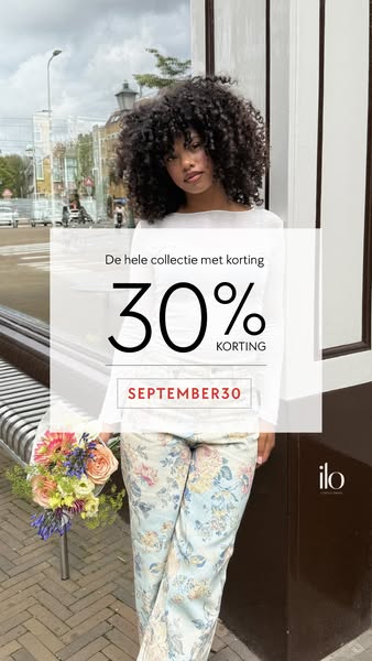 Nu 30% korting