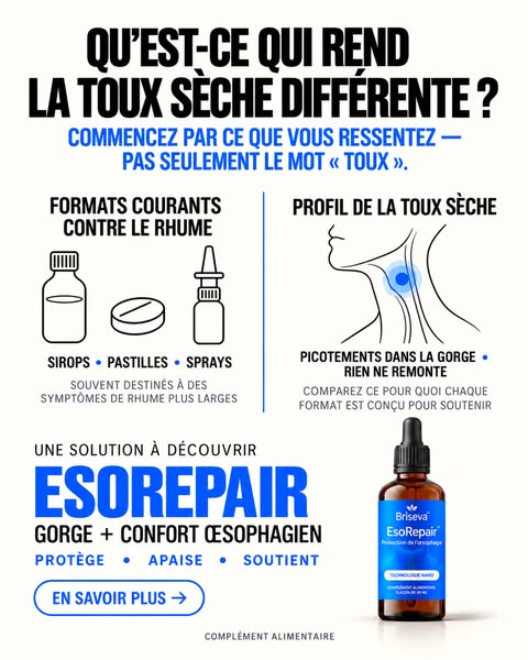 Cette toux sèche n'est peut-être pas un rhume
