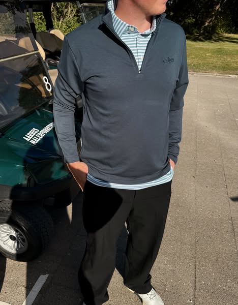Golf polo og half zip kombineret