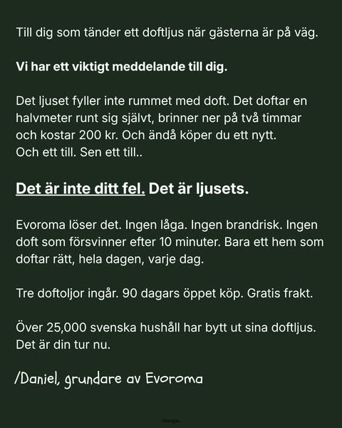 Byt ut doftljuset