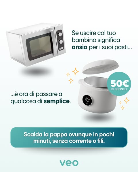 Pappa pronta sempre, ovunque tu sia