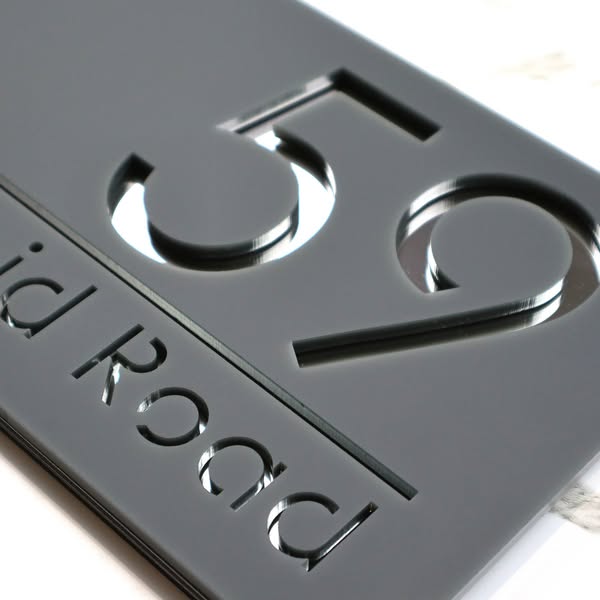 Bellissima H1 A4 House SignPremium House Signs Made In The UK