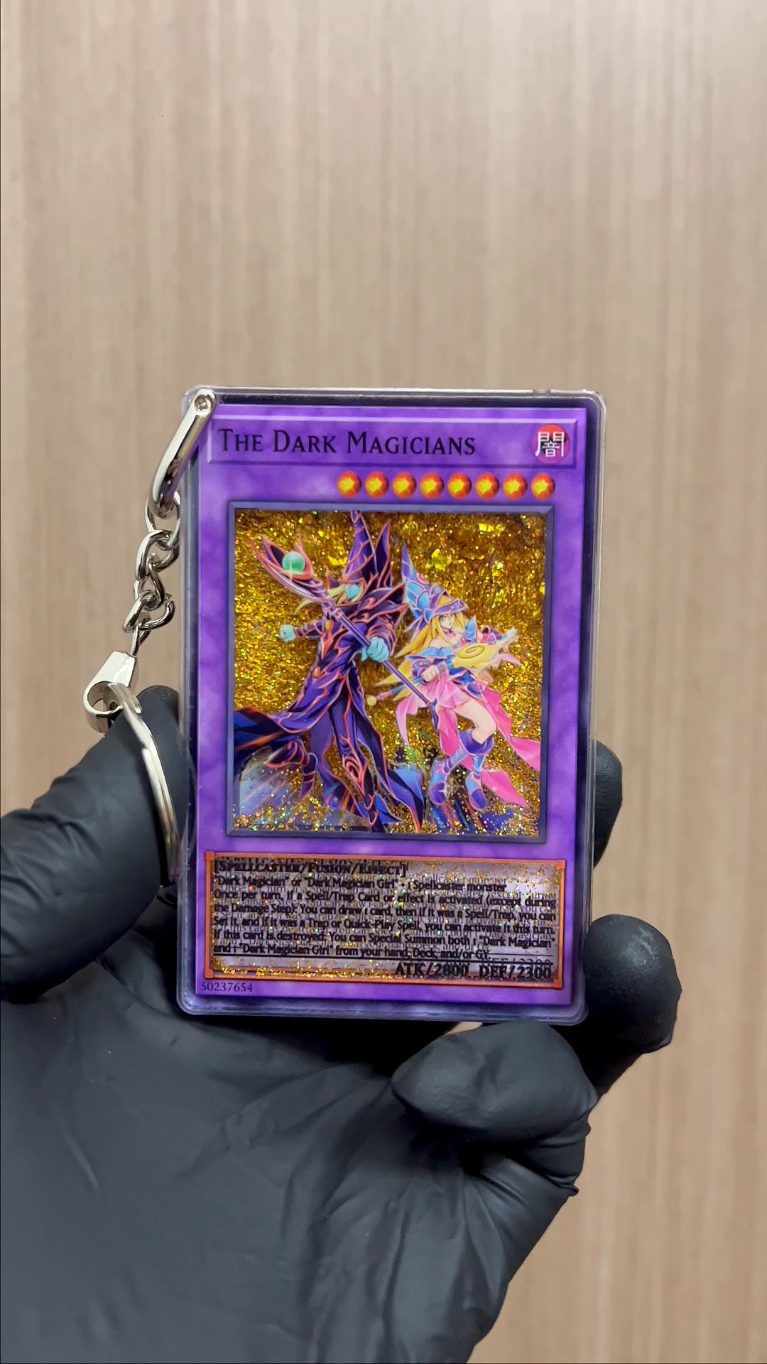 Custom Yu-Gi-Oh! Card Quicksand Keychain