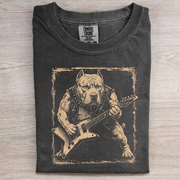 Rock Punk Pit Bull T-shirt