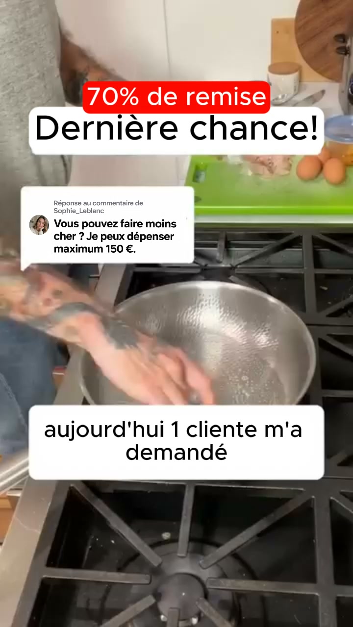 70 % jusqu’à épuisement des stocks