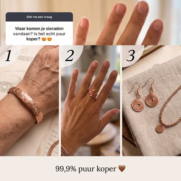 3 sieraden voor €69,95