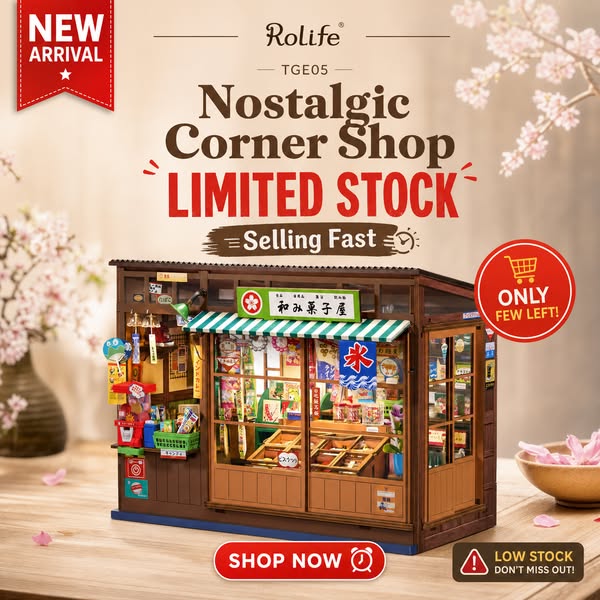 New Arrival：Rolife Nostalgic Corner Shop