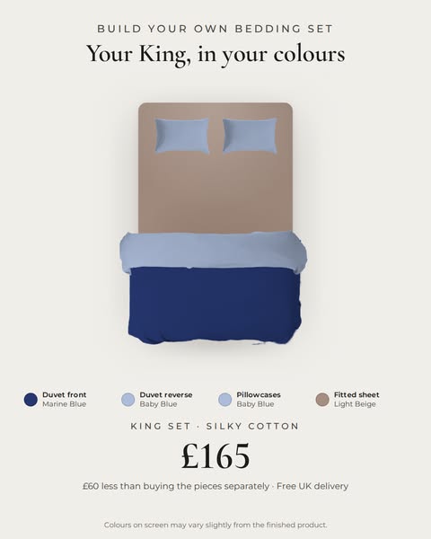 King set, your colours: £165